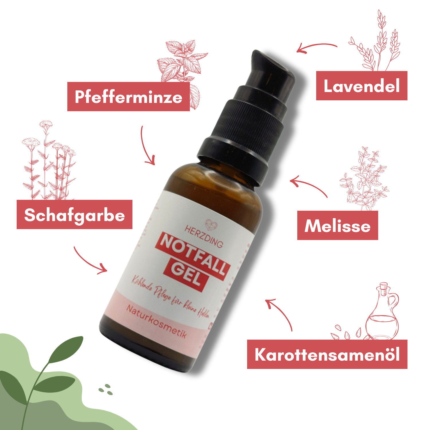 Kühlendes Notfall Gel von HERZDING – Bild 2