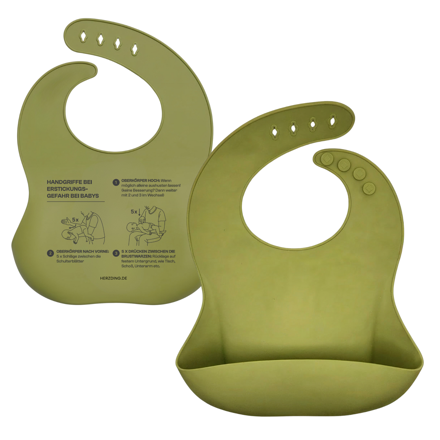 Erste-Hilfe-Lätzchen (einseitig bedruckt)